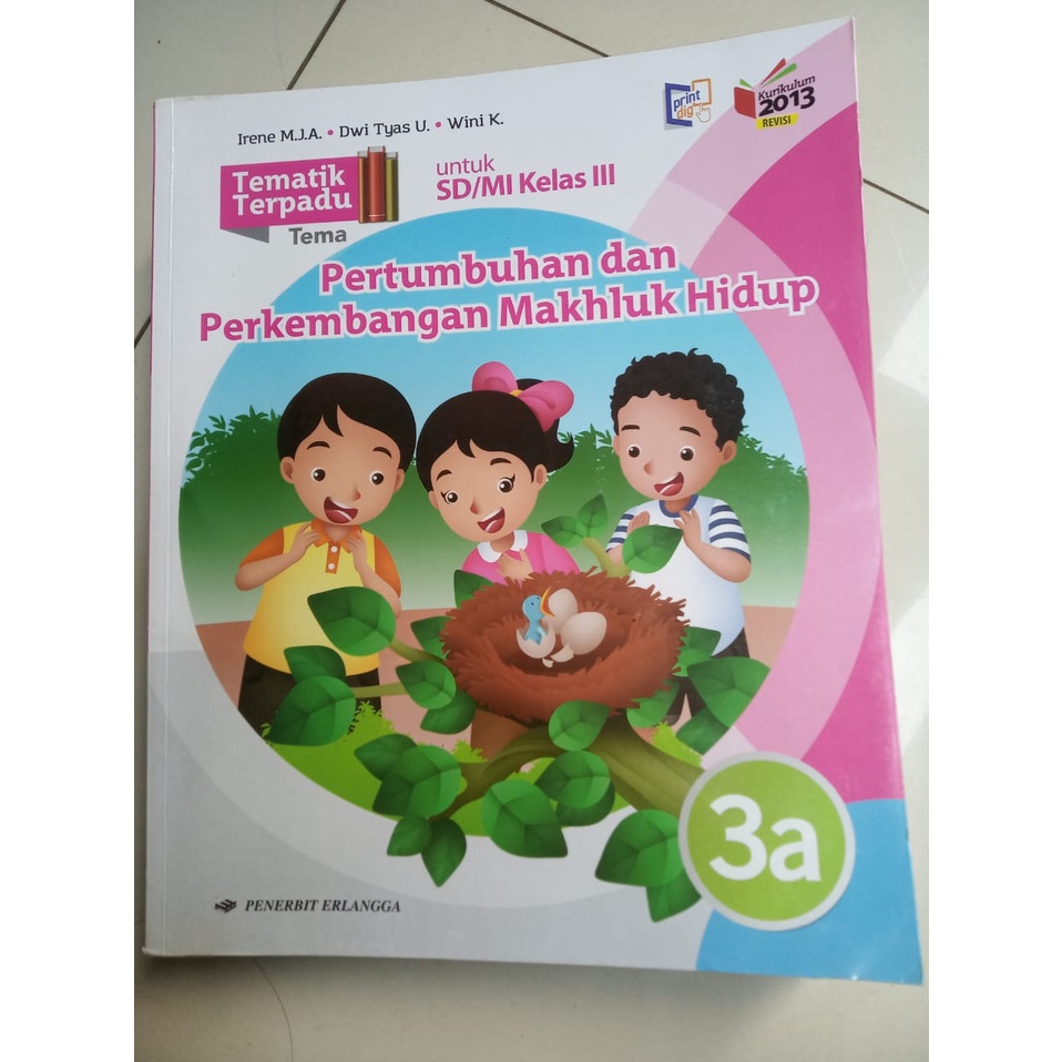 

Buku Bekas Tematik SD Kelas 3 Penerbit Erlangga
