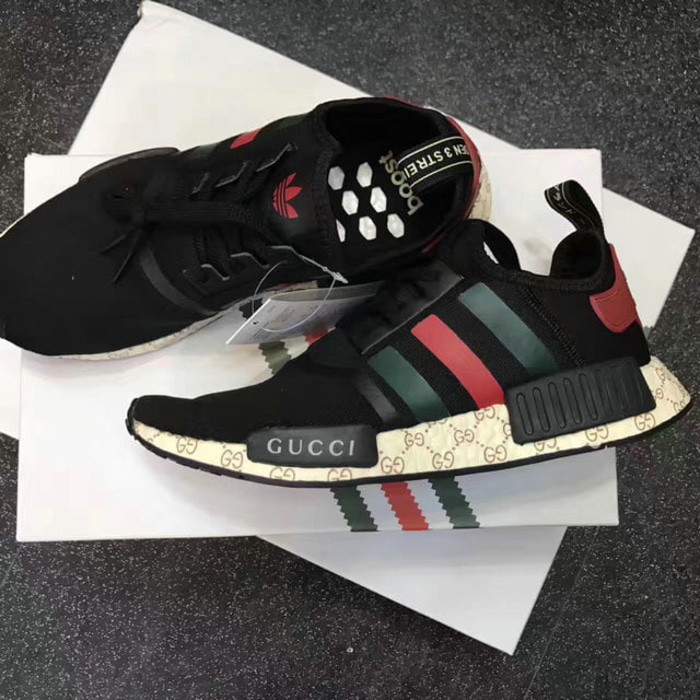 gucci adidas nmd black