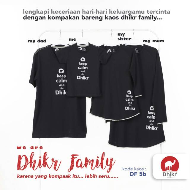 DF 5B | Dhikr Clothes Kaos Keluarga Muslim