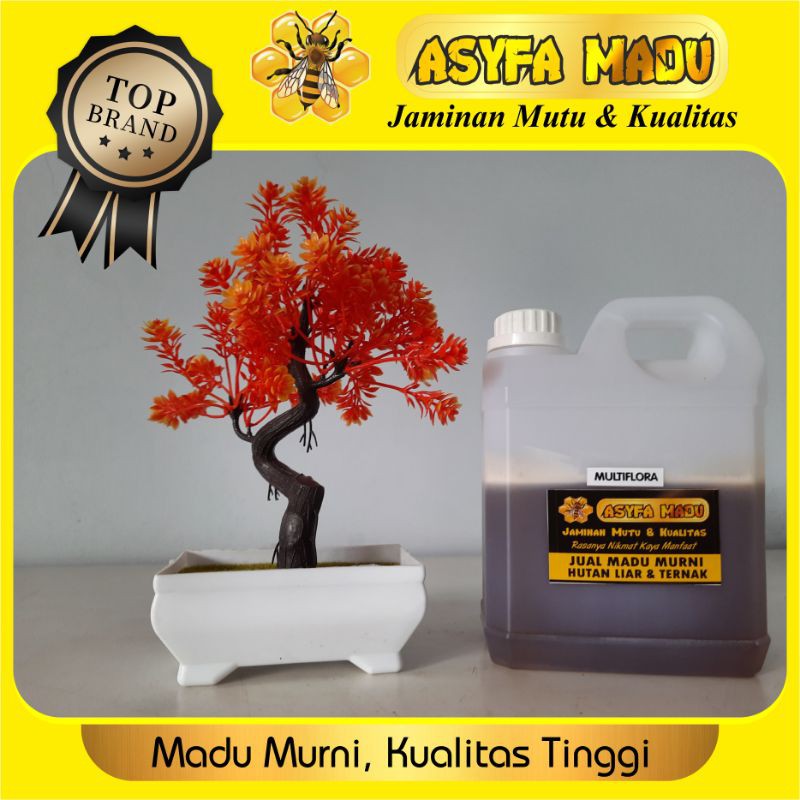 

madu murni Multiflora Apis Mellifera kemasan 1 kg