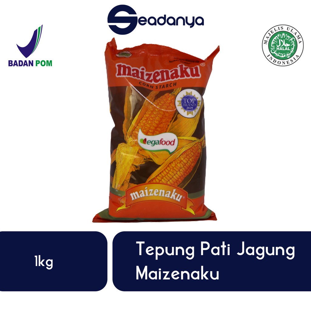 

Maizenaku Tepung Pati Jagung 1kg Corn Starch - Halal MUI & BPOM