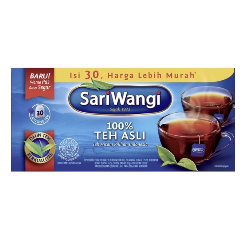 

Sariwangi Teh Celup hitam/hijau