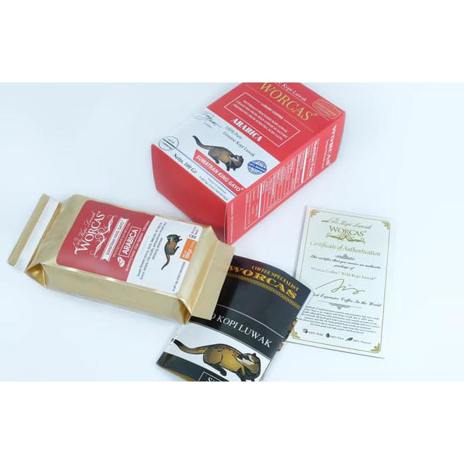 

Nc9U Kopi Luwak Liar Sumatran King Gayo 100Gr - Bean (Biji) Kngj