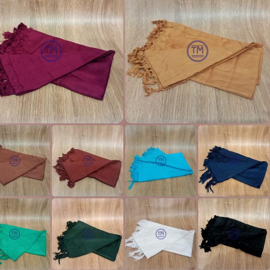 ➷ Surban Rida Polos Berwarna Surban Ar Rida Polos Surban Putih Polos Surban Hitam Polos Surban Merah