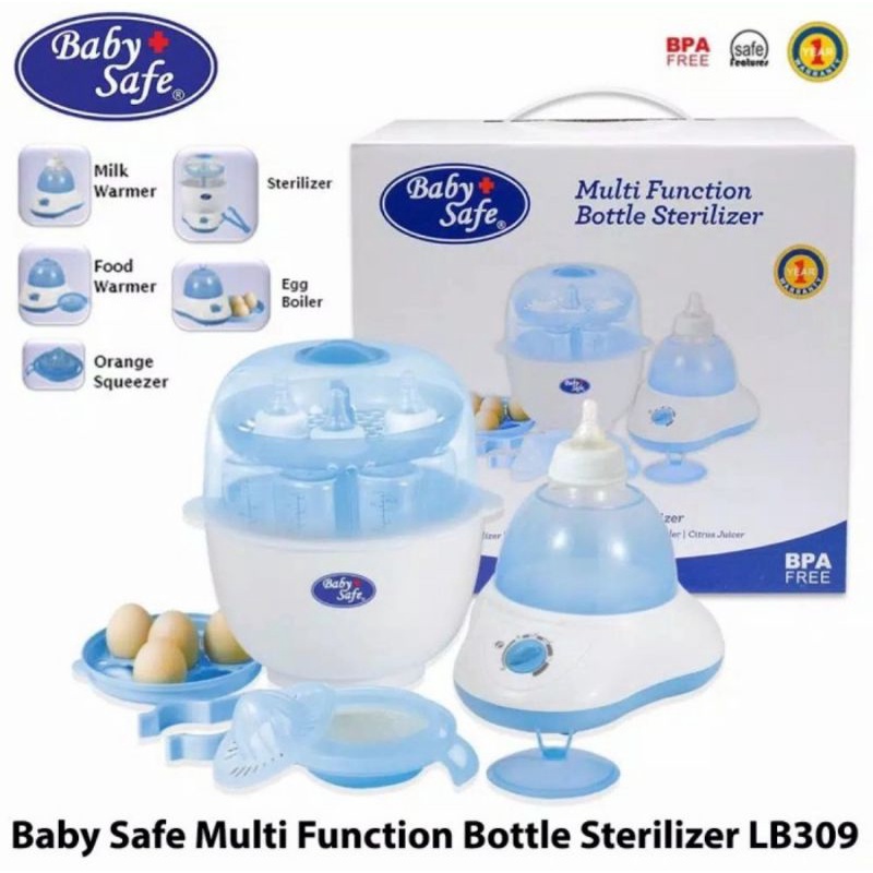 Baby Safe Multi Funciton Bottle Sterilizer (LB309)/Alat Steril Botol