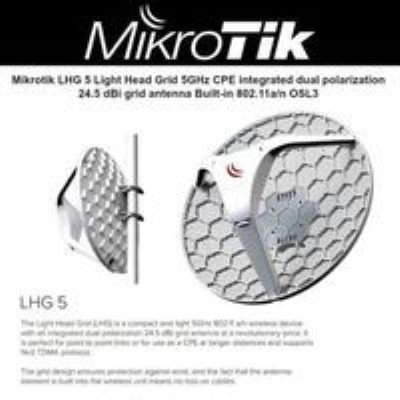 MikroTik LHG 5 (RBLHG-5nD) Embedded 5Ghz LHG 5nD / RB LHG-5nd SuperChannel READY