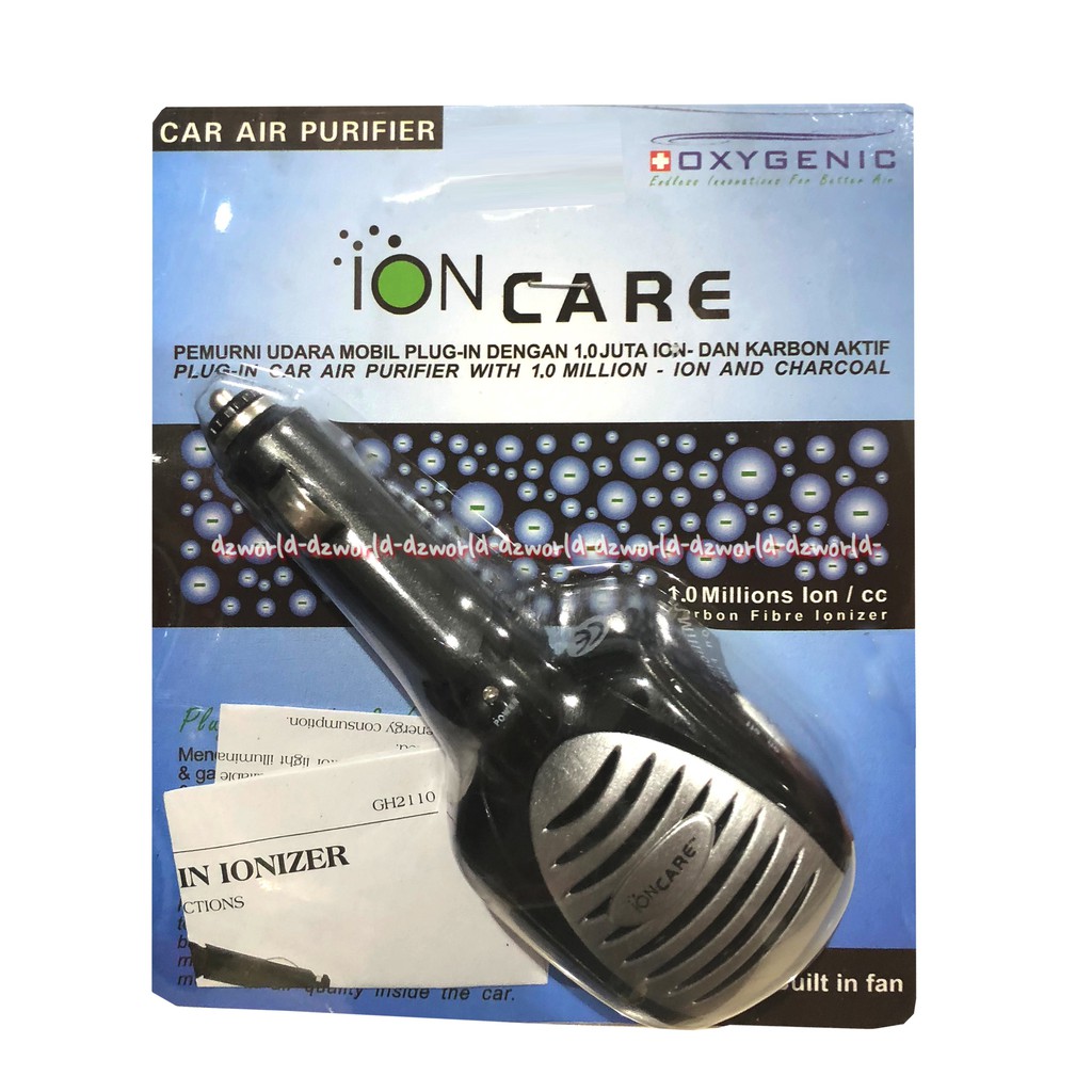 Oxygenic Ion Care Car Air Purifier Penyaring Udara Di Mobil