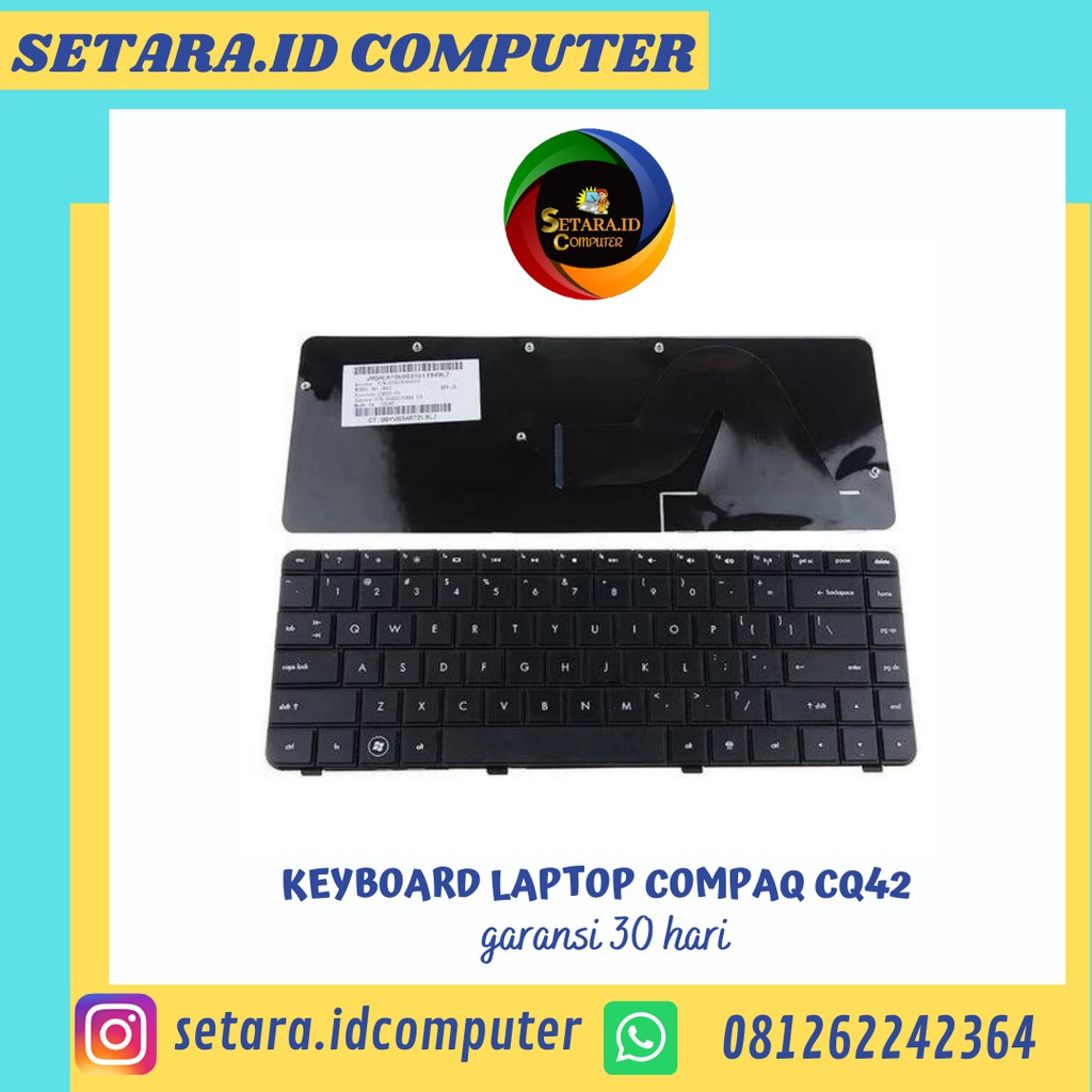 READY Keyboard Laptop HP COMPAQ CQ42 G42 CQ 42 CQ42-100 CQ42-200 G42-300