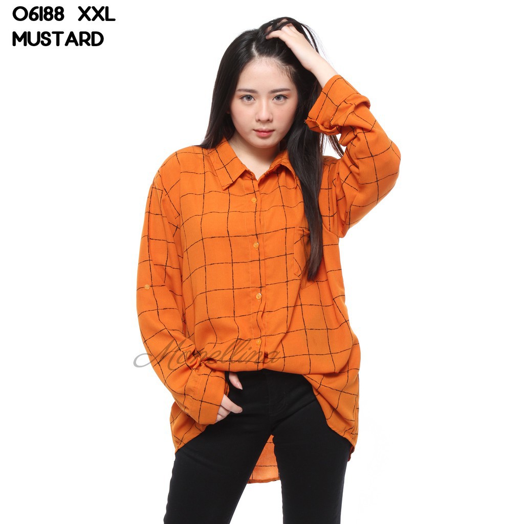 AVN Fashion Baju  Blouse  Monalisa Square  Atasan XXXL Jumbo 