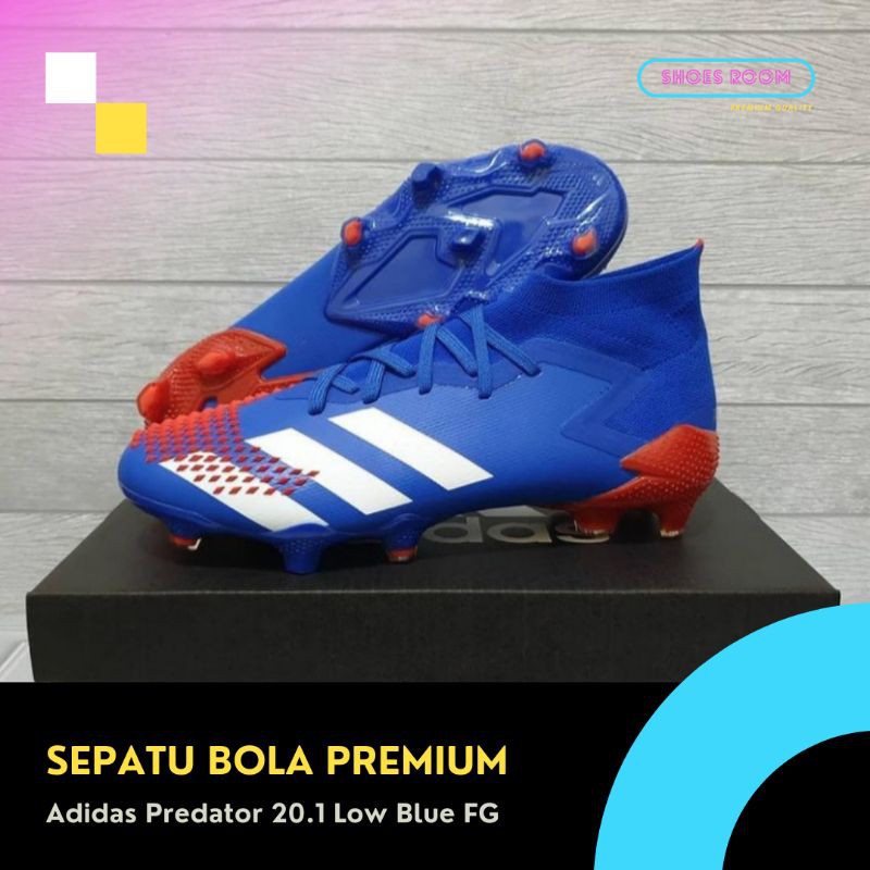 Sepatu Bola Adidas Predator 20.1 Low Blue FG