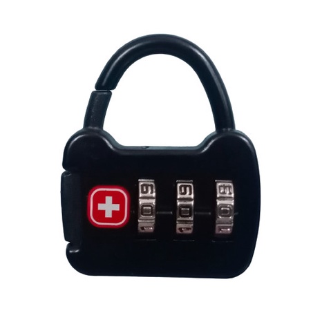 GEMBOK SWISS PASSWORD CODE LOCK KUNCI KOPER KOMBINASI ANGKA TRAVEL BAG