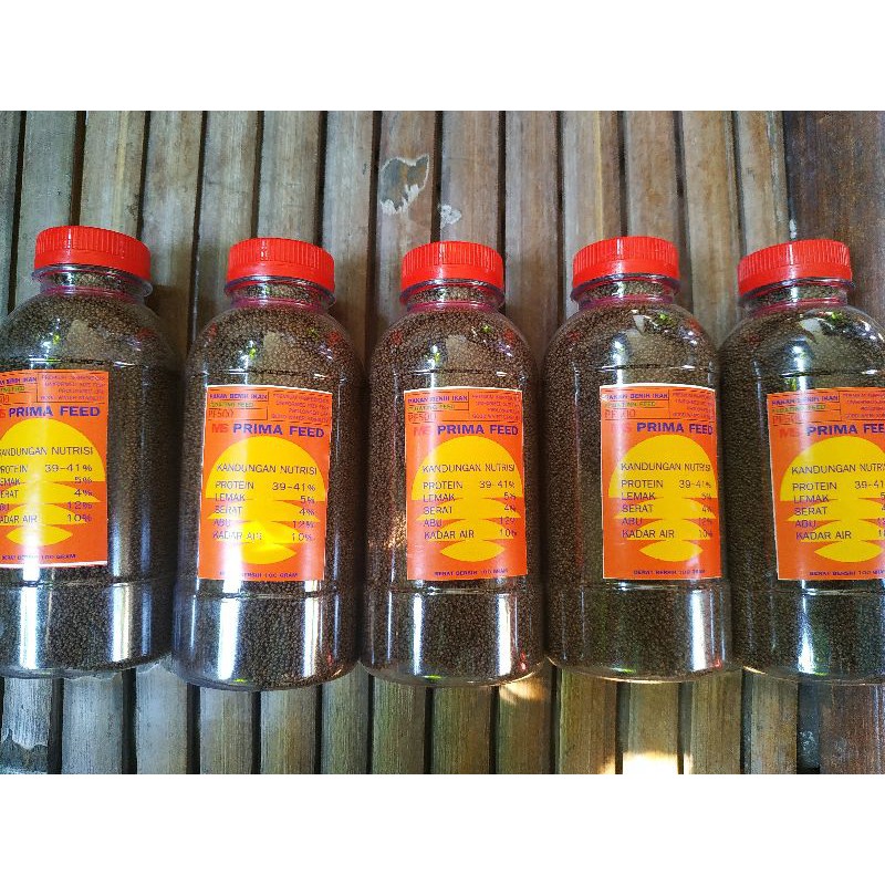 Pakan Ikan Hias PF500 100gram Pelet Ikan // Pelet Mikro // Pakan Ikan Cupang, Guppy, Molly, Platty dan Ikan Kecil Lain.