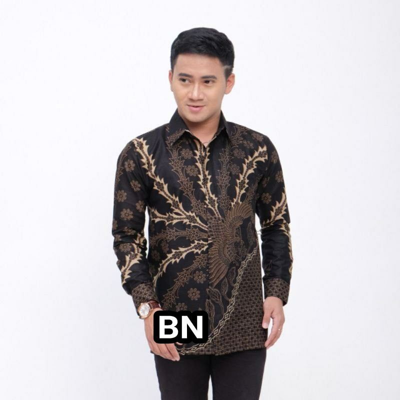 KEMEJA BATIK LENGAN PANJANG MOTIF KENONGO MODERN