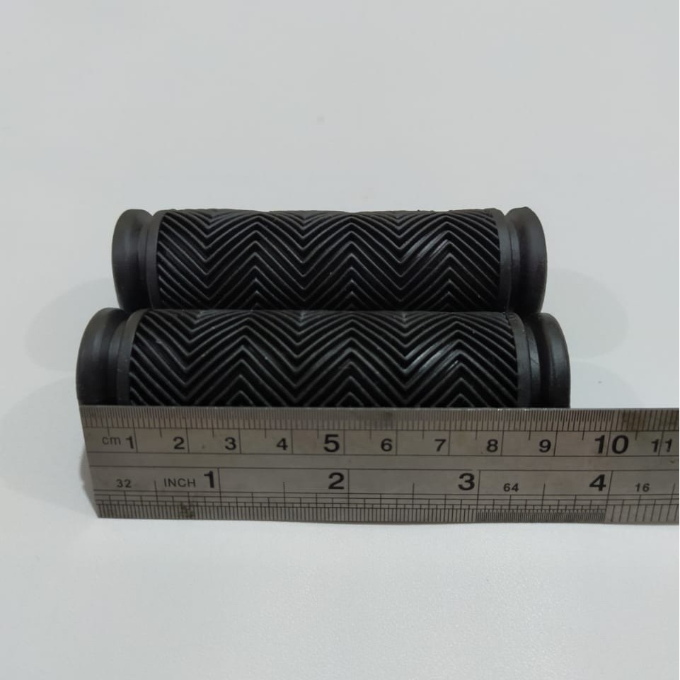 Deli baru Handgrip kecil grip hitam panjang 9 cm sepeda anak lipat