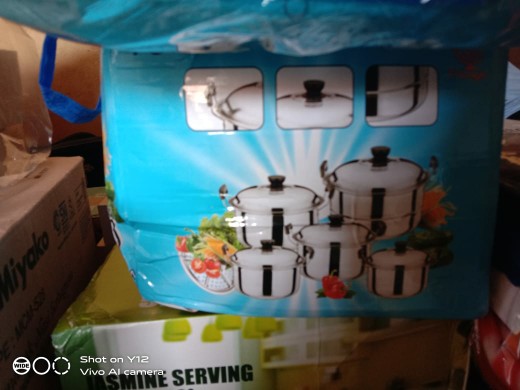 Promo Termurah Panci Isi 5 ( 5 Pcs+ 2 Steamer ) Hc High Pot Series 5pcs/panci Steamer Pot 2 Susun