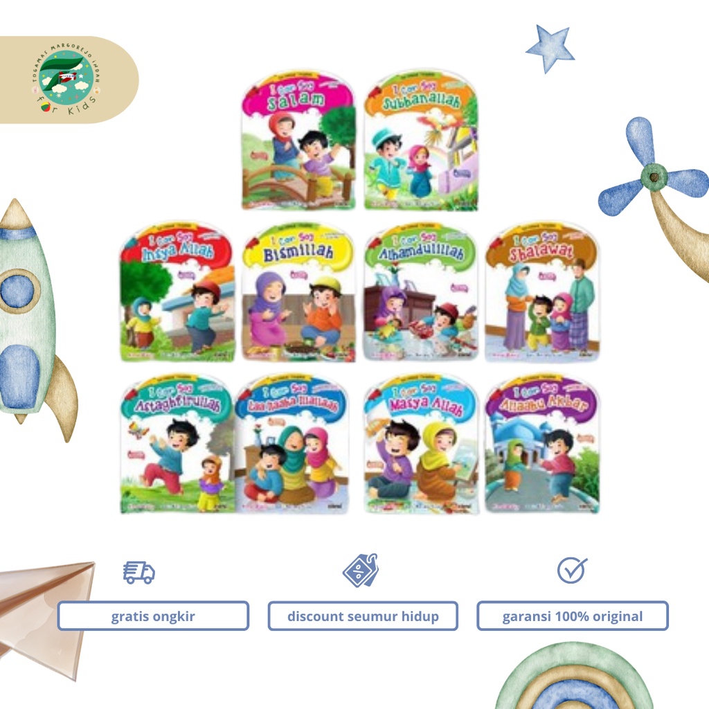 SERI KALIMAT THOYYIBAH: I CAN SAY ALLAHU AKBAR, ALHAMDULILLAH, ALLAHUAKBAR, ASTAGHIFIRULLAH, INSYA A