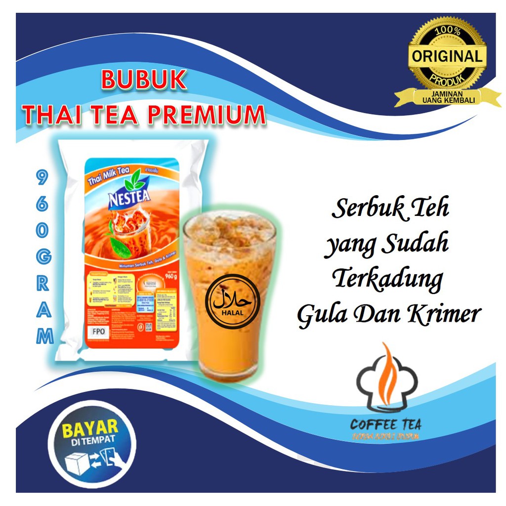 

Bubuk Minuman Rasa Thai Tea Premium