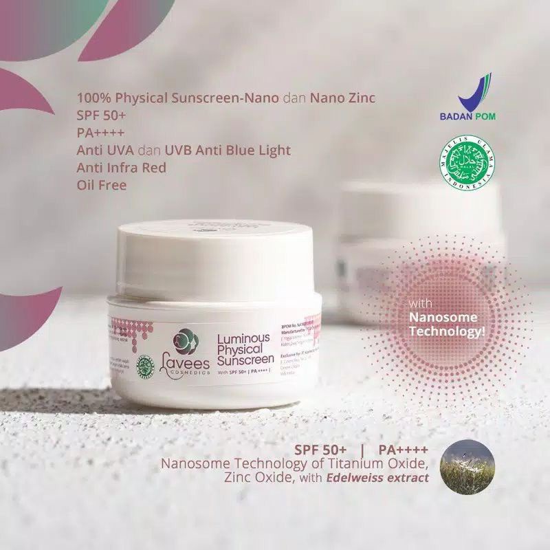 Lavees Luminous Physical Sunscreen