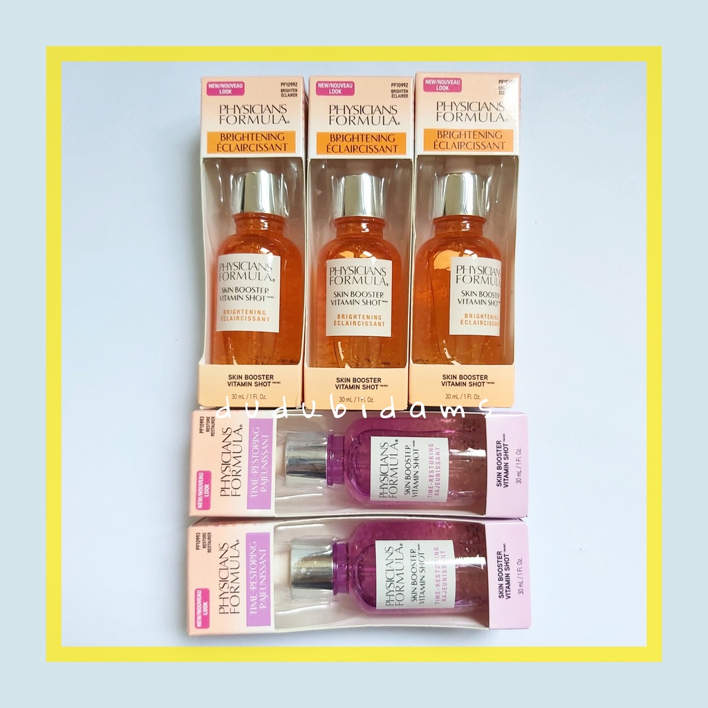 Jual NEW PHYSICIANS FORMULA Skin Booster Vitamin Shot Serum Brightening / Time Restoring