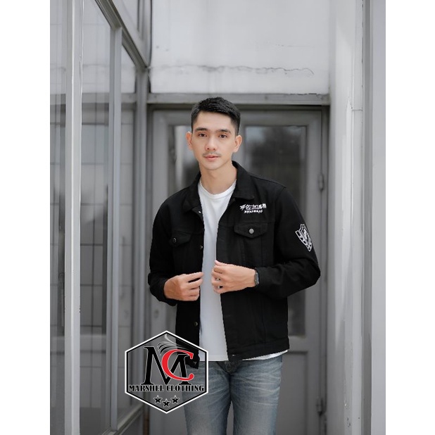 RCL - Jaket Jeans Denim Zoman Sablon UKURAN M , L, XL , XXL /Jaket Jeans Pria/Jaket jeans terlaris / jaket valhalla / jaket tokyo revengers / jaket coach / jaket touman / jaket valhalla tokyo revengers / jaket terbaru 2022 / jacket