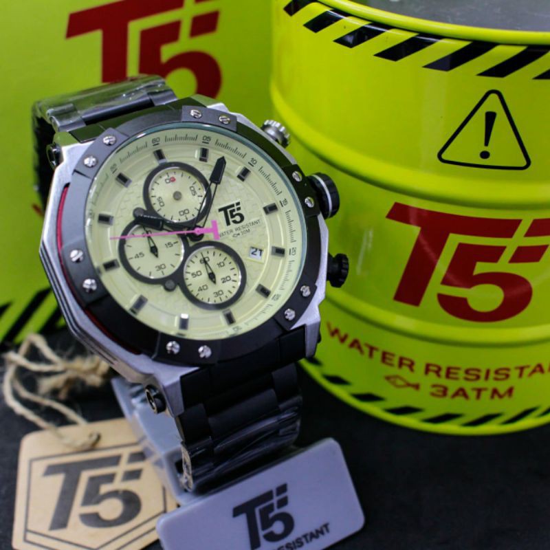 [ COD ] JAM TANGAN PRIA T5 H3631 ORIGINAL FREE BOX
