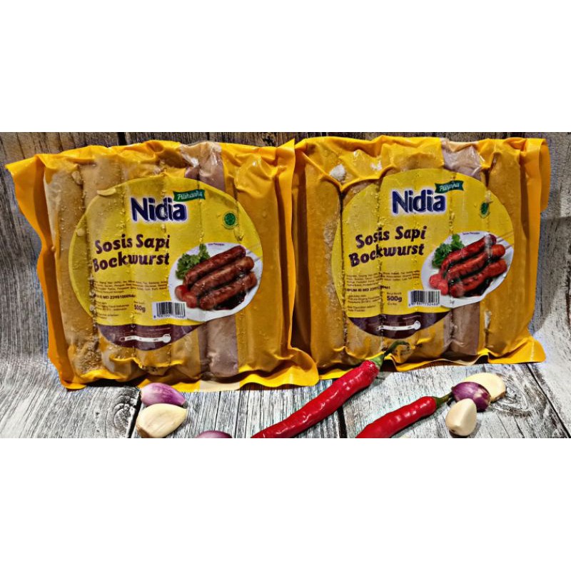 

SOSIS NIDIA JUMBO ISI 6 & 12 / PANJANG 14CM 7CM SIAP KIRIM