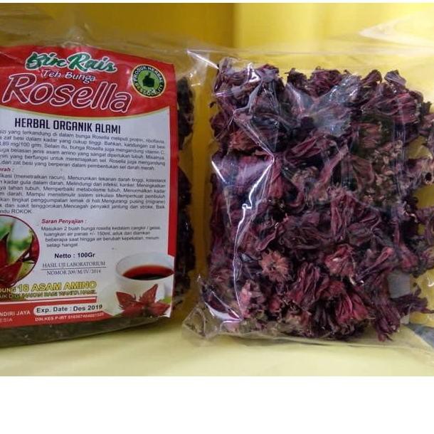 

✔ KCB Teh Bunga R merah 100 gram / Teh ROSELA merah / rebus / curah Best Product