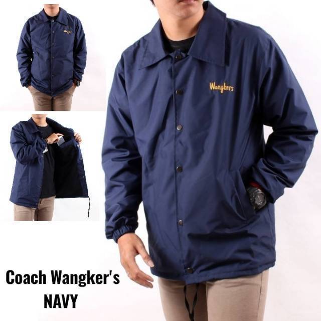 Jaket Coach Pria Distro - Jaket Windbreaker Casual Original Wangkers