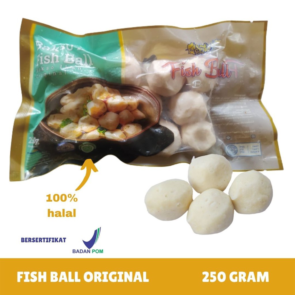 Spylee Bakso Ikan Original (Isi 25-28) 250 gram