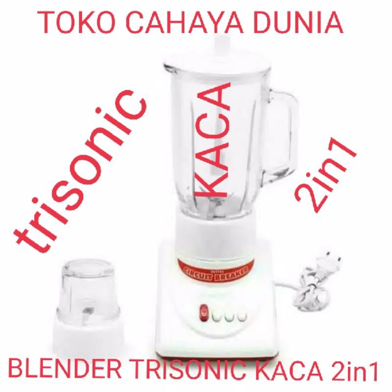 BLENDER TRIISONIC 2IN1 KACA