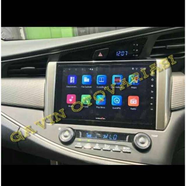 Head unit tv mobil android OEM innova reborn skeleton free camera orca