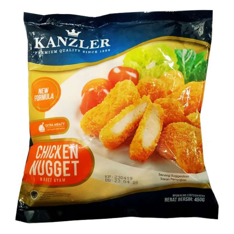 KANZLER CHICKEN NUGGET PREMIUM ORIGINAL 450GR