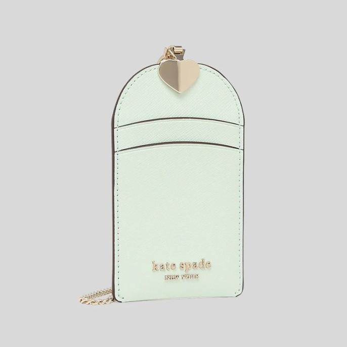 Promo Gantungan Name Tag Kate Spade Spencer Id Tag Lanyard Crystal Blue