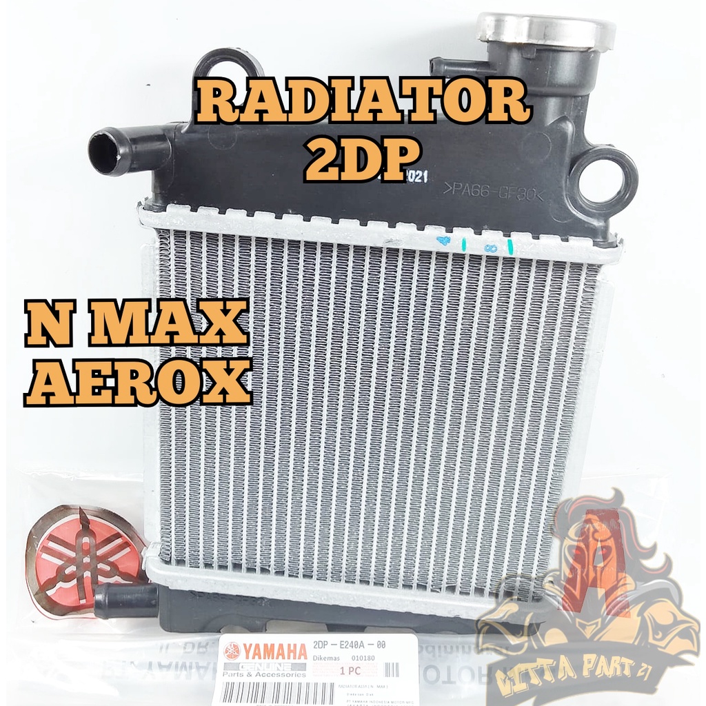 RADIATOR YAMAHA 2DP ASSY KUALITAS ASLI ORIGINAL YAMAHA ORI ASLI PRESISI DAN AWET N MAX 155 AEROX 155