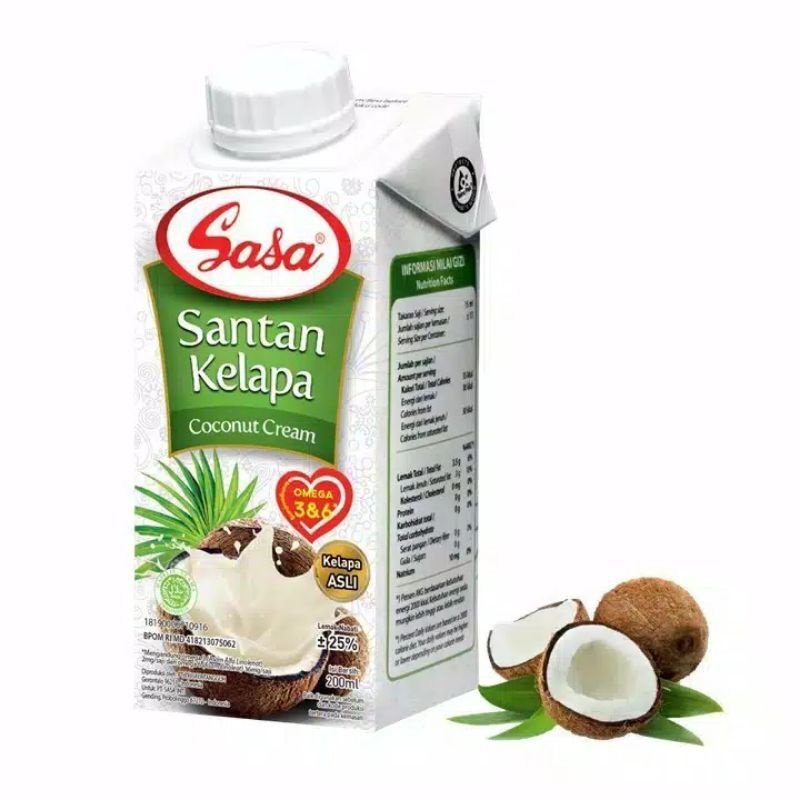 

Sasa Santan Kelapa 200 ml