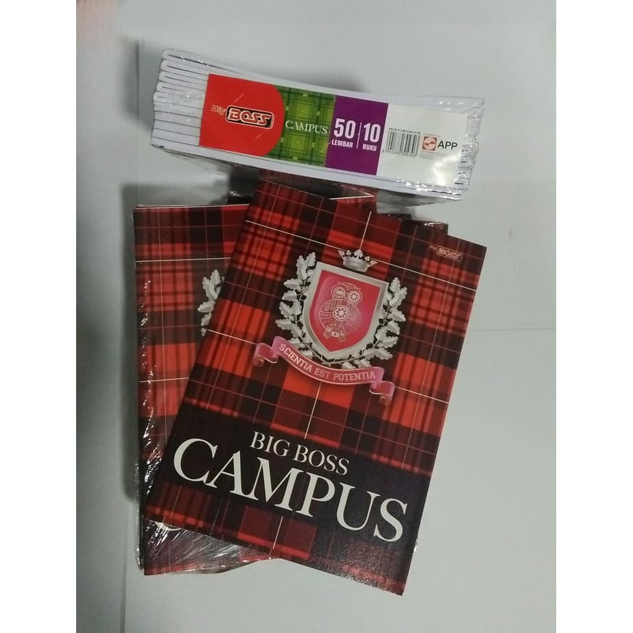

BUKU TULIS BIG BOSS CAMPUS ISI 50 LEMBAR