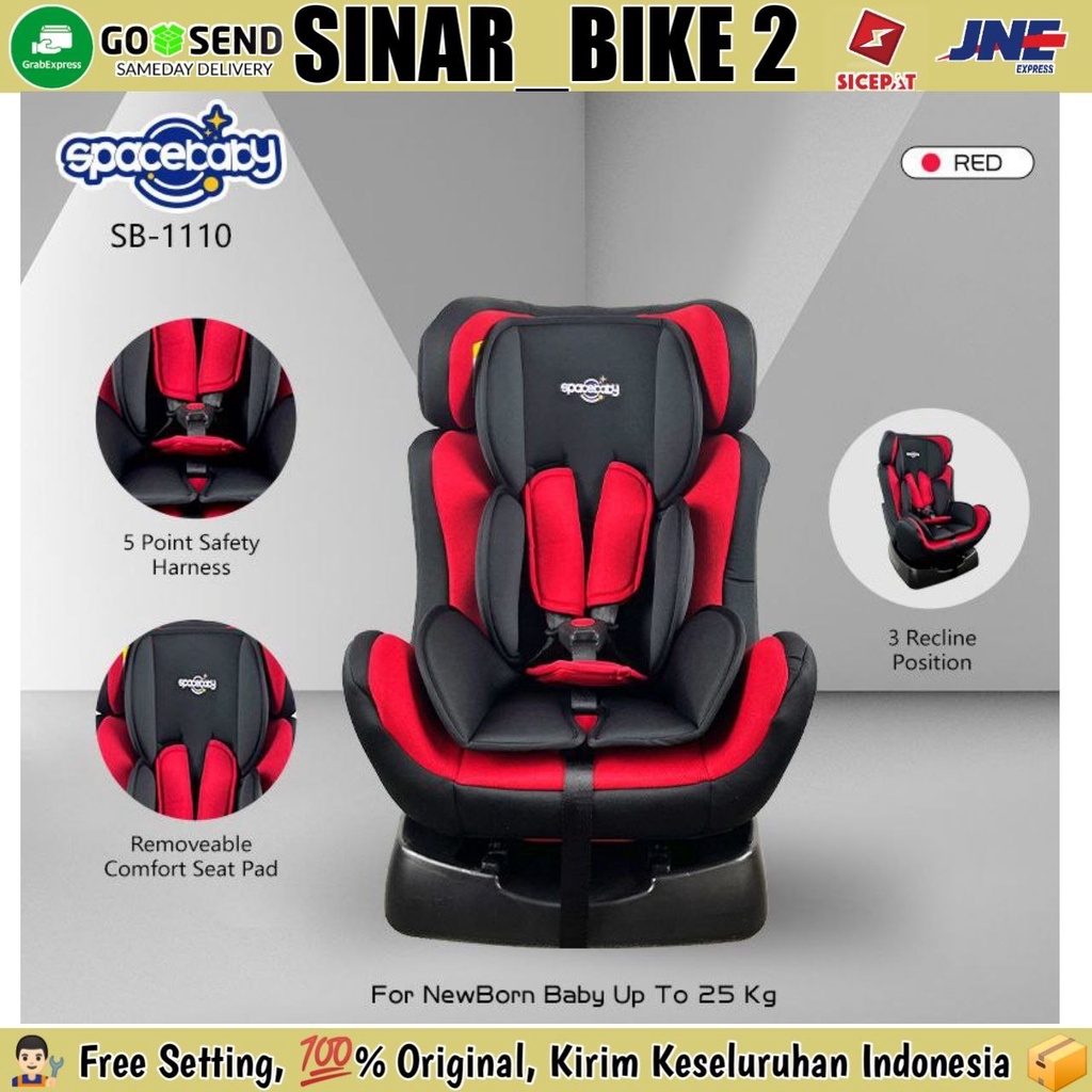 Car Seat SPACEBABY SB 1110 Kursi Mobil Anak Bayi Baby Chair Touring