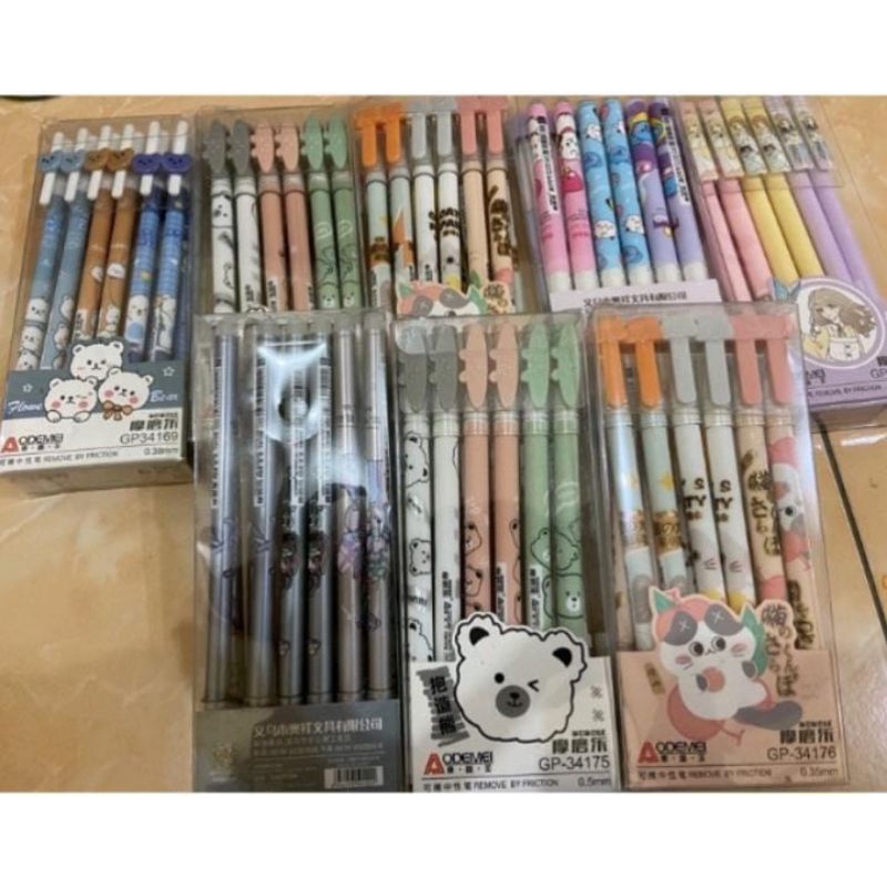 

(1 pack/ 12 pcs) Pulpen Hapus/Pen Hapus Karakter