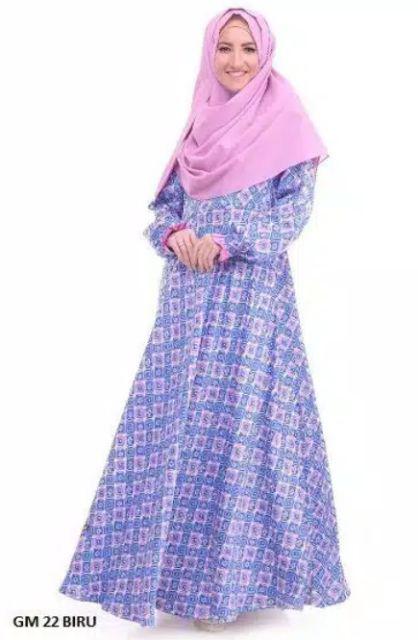 Promo Gamis Dewasa Premium Hai-hai Gm 22 Gamis Motif Batik Original Hai Hai