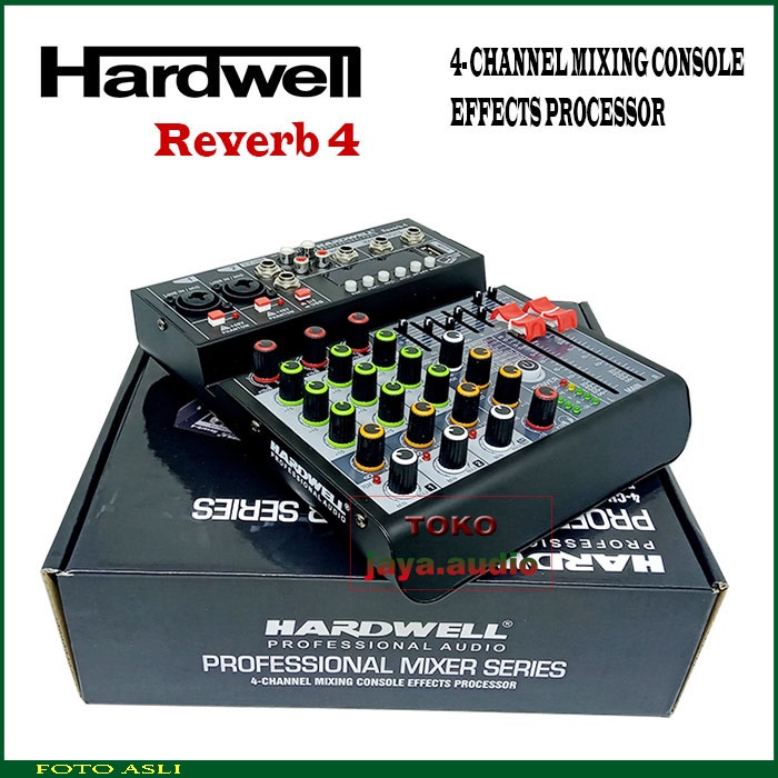 Mixer Audio HARDWELL Reverb 4 Original Audio Mixer HARDWELL 4 Chanel