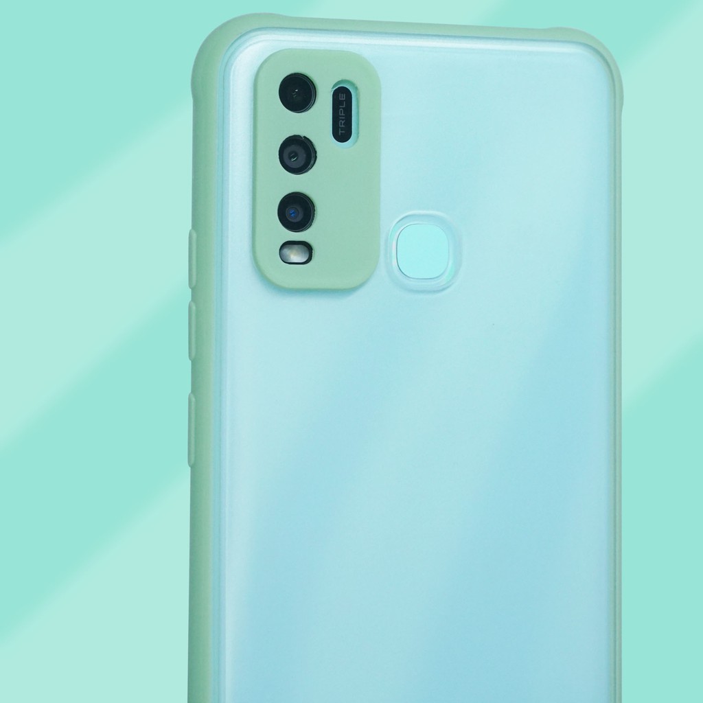 MallCasing - Oppo Reno 3 | Reno 3 Pro | A15 Pelindung Lensa Hard Case Silikon Anti Crack