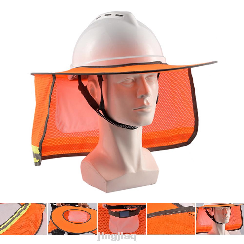 full brim hard hat visors