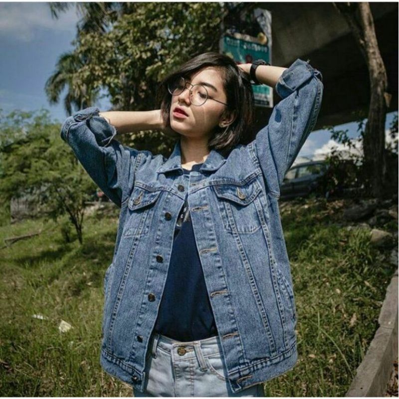 Jaket Jeans Couple Jaket Denim Pria Wanita