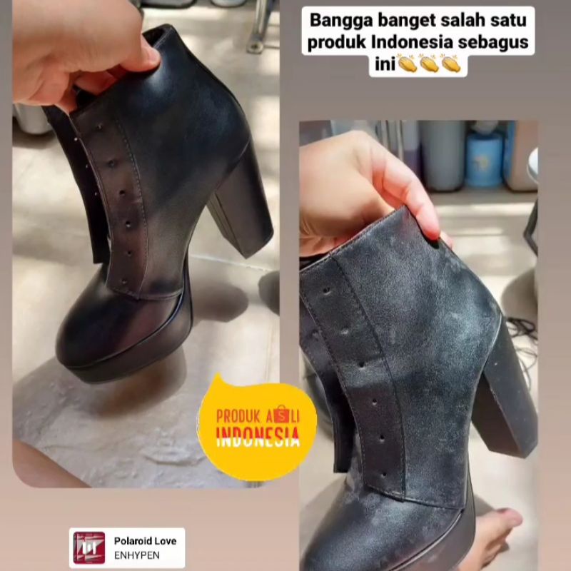 Garael Anti Jamur Sepatu Kulit / Leather Balm / Vanilla / Pelembab Sepatu kulit / Boots Tas kulit Dompet Sabuk / Kulit Asli dan Sintetis / Natural Aroma Vanila Original Asli Premium 30 Gram Termurah