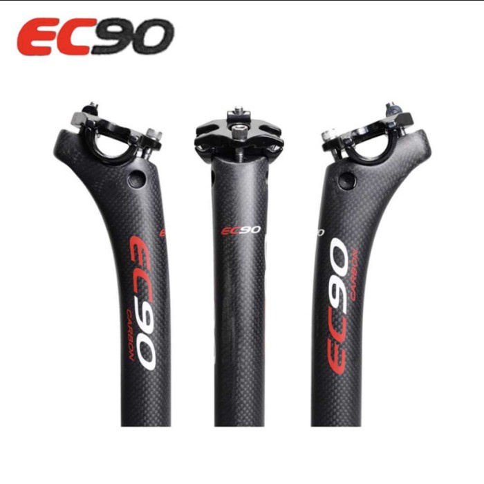 Seatpost Sepeda EC90 Full karbon 31,6x400mm