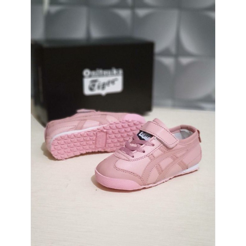 sepatu anak perempuan Perekat Tali Full Pink