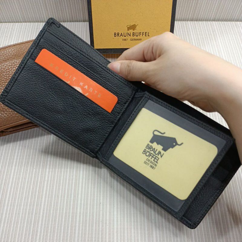 Dompet lipat pria Braun Buffel kulit asli #SL25