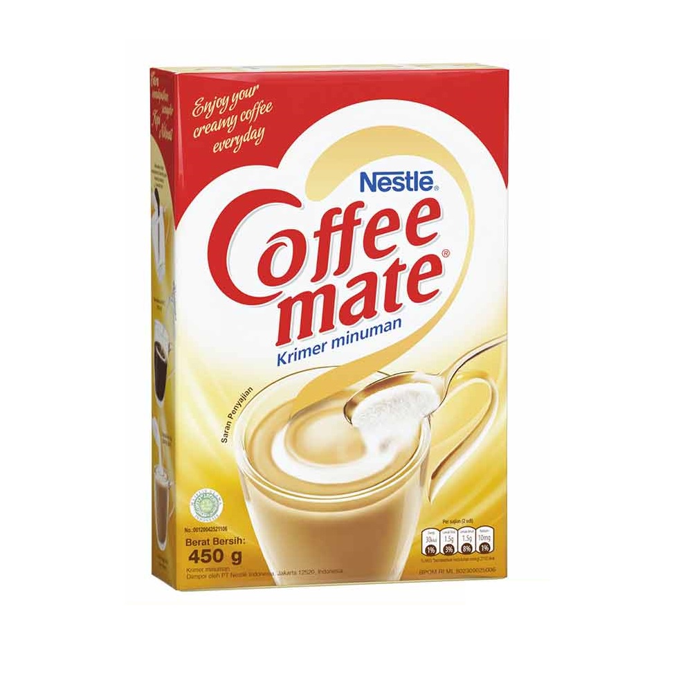 

NESTLE Coffee Mate 450g Creamer - Krimer Minuman Kemasan Kotak