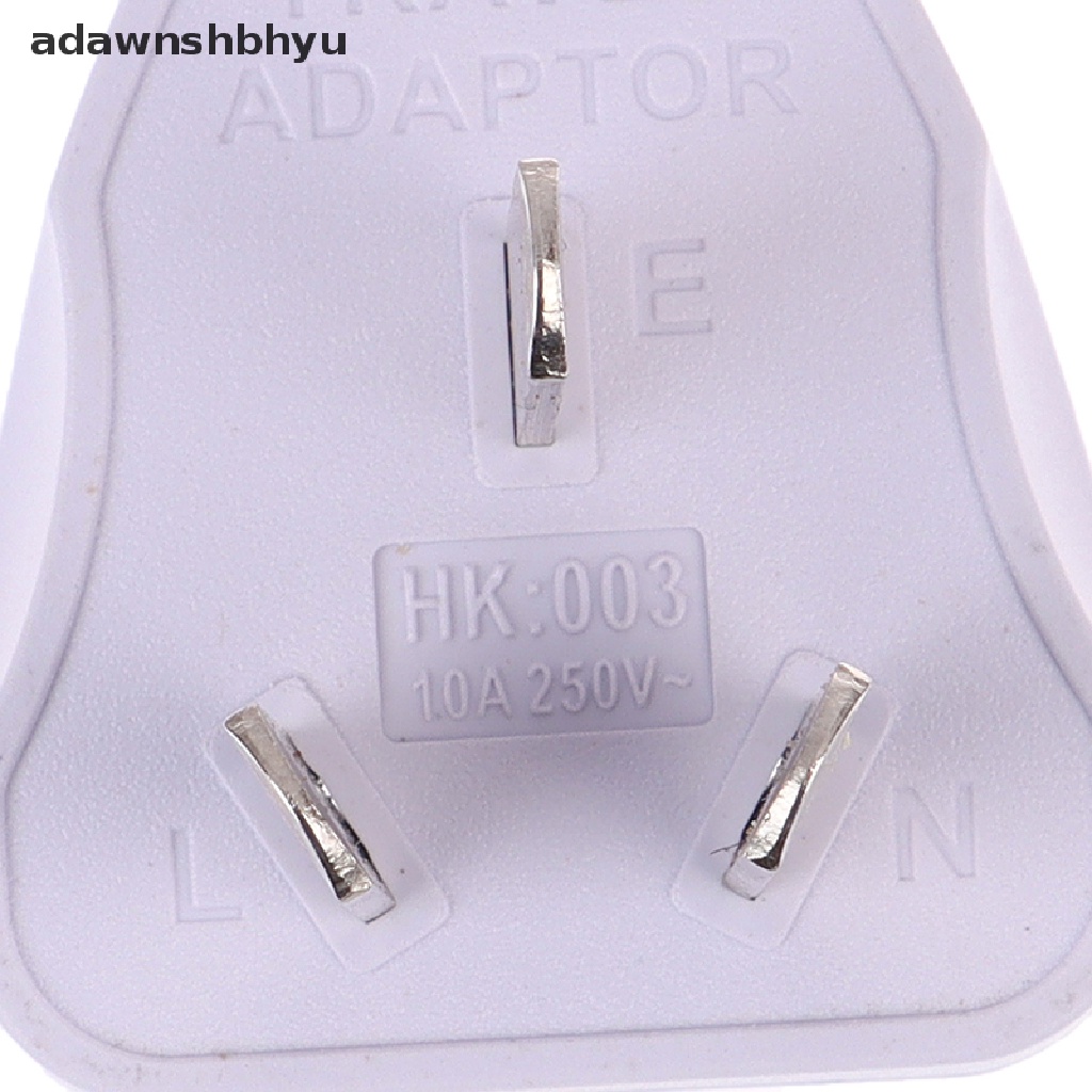 Adaptor Colokan Listrik Travel Universal adawnshbhyu USA EU EURO Asia to AU Australia 3pin