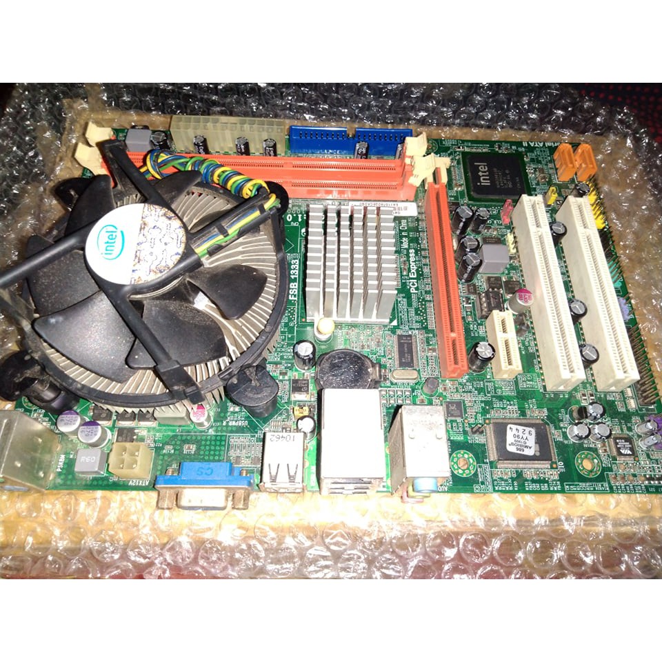 Paket Prosesor Intel Core 2 Duo E5700 3.0 Ghz + Mobo ECS G41T-M12 Murah [sold]